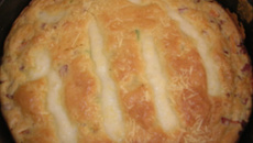 Torta rápida de salsicha