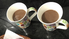 Chocolate quente vegano