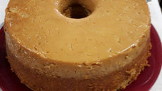 Bolo de churros invertido