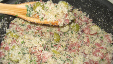 Farofa simples e saborosa