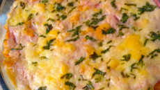 Macarronada na pressão gratinada