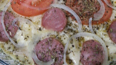 Pizza de batata palito