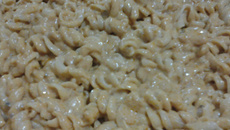 Macarrão com gorgonzola