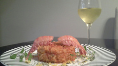 Risoto de lagostim com limão siciliano (onion free)