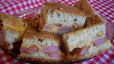 Cachorro quente ao forno