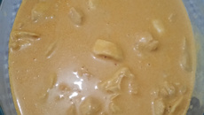 Strogonoff de frango com requeijão