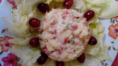 Salada de frango tropical