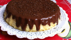 Cheesecake prático com ganache