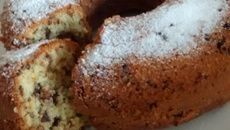 Bolo de laranja com chocolate