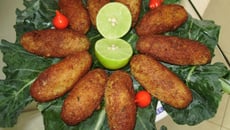 Bolinho de bacalhau com mandioca