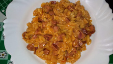 Macarrão cremoso de panela de pressão