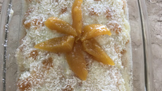 Pavê de pêssego fácil 