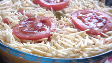 Torta fria entre patês da Lana