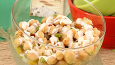Salada de grão-de-bico