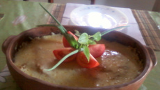 Arroz de forno com camarão