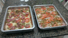 Pizza de liquidificador