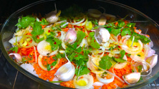 Filé de tilápia com batata doce