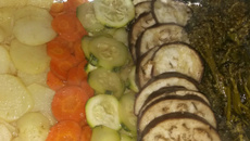 Legumes assados saudáveis