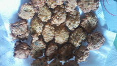 Bolinho de arroz com espinafre