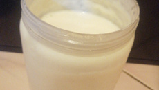 Iogurte natural caseiro