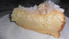 Bolo cremoso de fubá