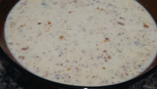 Canjica de amendoim com coco