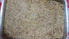 Rapadura germânica de amendoim e leite condensado