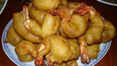 Bolinhos de camarão estilo chinês