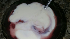 Sagu de vinho - molho branco