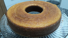 Bolo de creme de milho