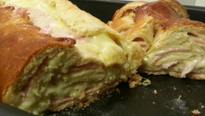 Italiano de presunto e queijo (ou joelho)