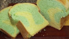 Pão verde e amarelo