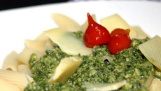Massa ao pesto