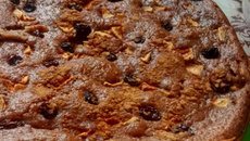 Bolo de maçã da fazenda