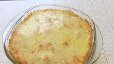 Escondidinho de batata inglesa e carne moída