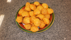 Pão de queijo com cenoura