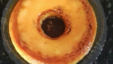 Pudim rápido de microondas