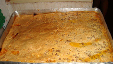 Torta de frango e milho