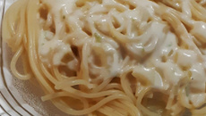 Macarrão ao molho de limão