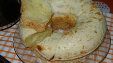 Bolo de pão de queijo sem fermento