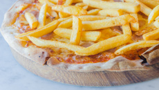 Pizza de batata frita