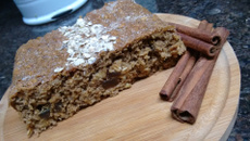 Bolo de banana integral rápido