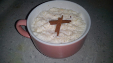 Arroz doce sem leite condensado