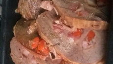 Lagarto recheado à moda da casa