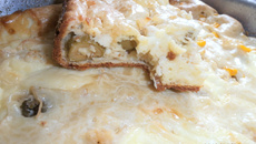 Torta de frango com requeijão