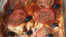 Pizza de pão de forma