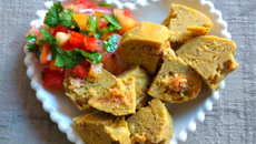 Abará no papel alumínio 