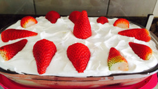 Bolo de travessa napolitano