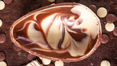 Ovo de Páscoa mesclado