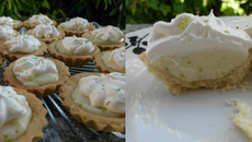 Mini tortinhas e limão